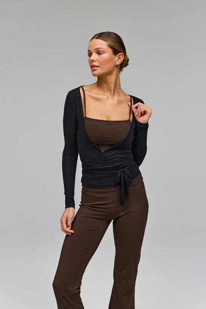 Pilates Wrap Top
